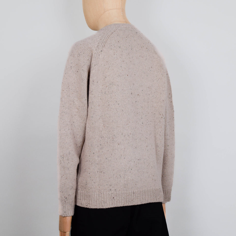 Carhartt WIP Anglistic Sweater  - Speckled Fleur de Sel