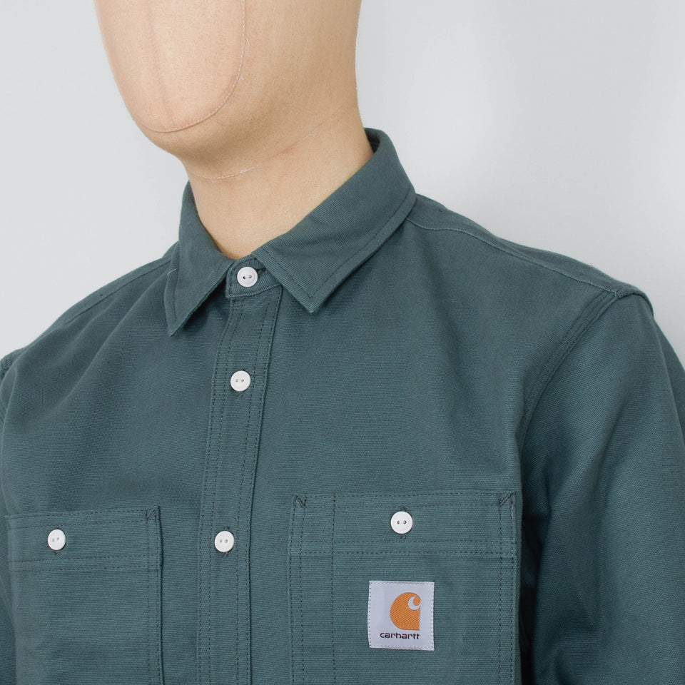 Carhartt WIP L/S Clink Shirt Duck Green Rigid