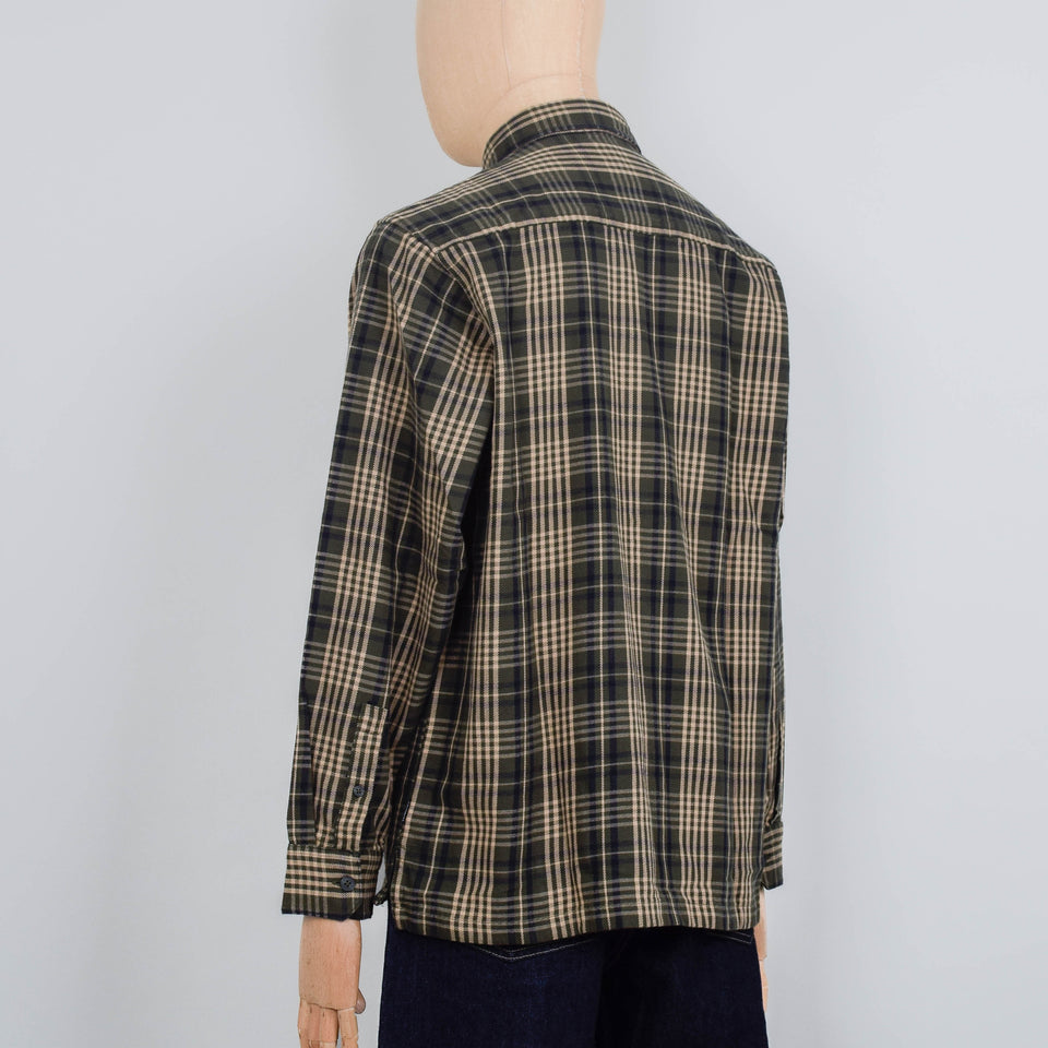 Carhartt WIP L/S Mandlik Shirt -  Mandlik Check Office Green