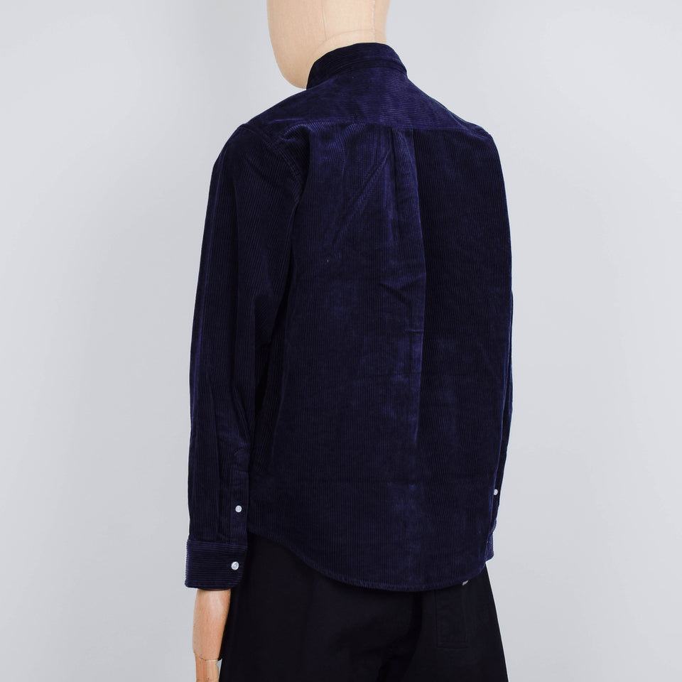 Carhartt WIP Madison Cord Shirt - Dark Navy