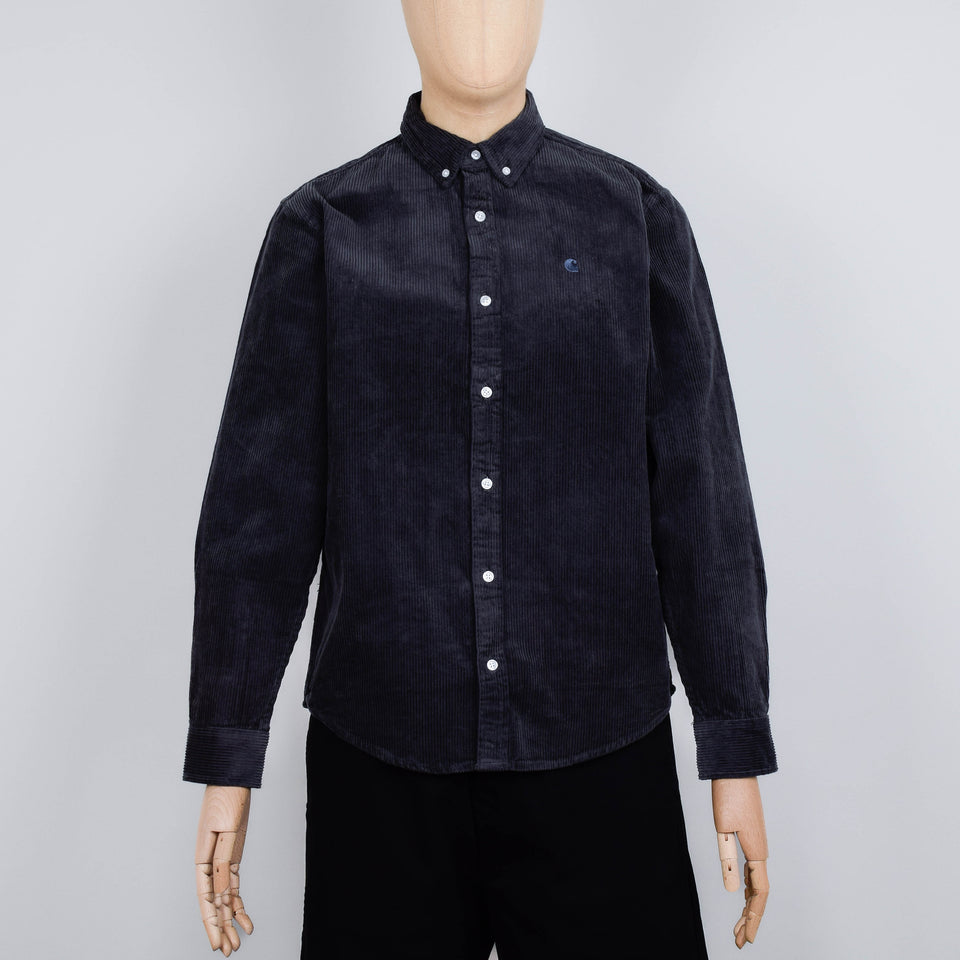 Carhartt WIP Madison Cord Shirt - Graphite