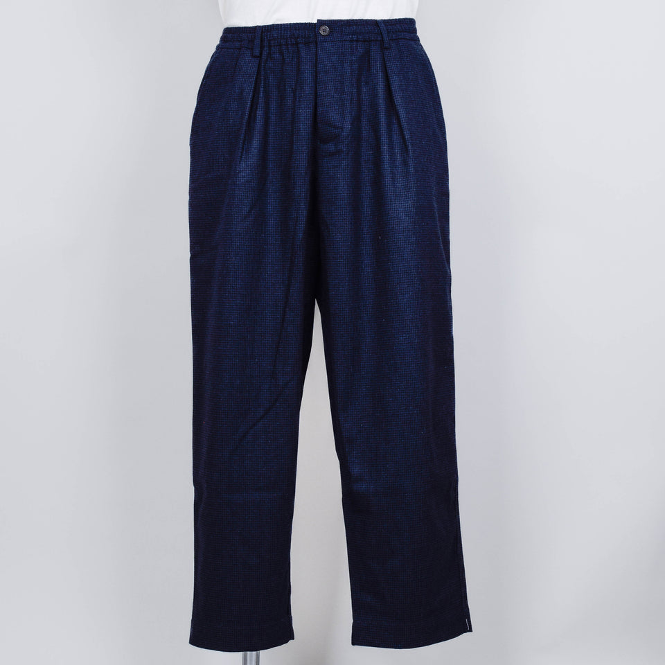 Universal Works Oxford Pant Brushed Bari - Navy