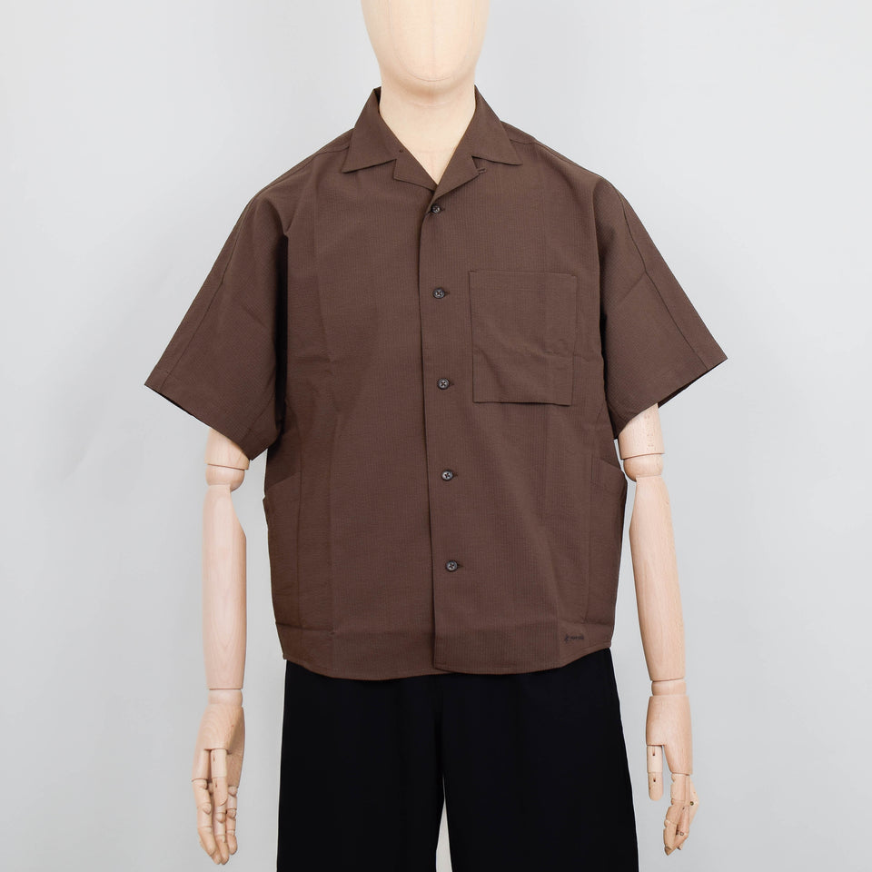 Snow Peak Airo Short Sleeve Shirt - Brown