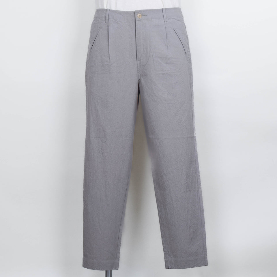 Folk Assembly Pant - Silver Grey Crinkle