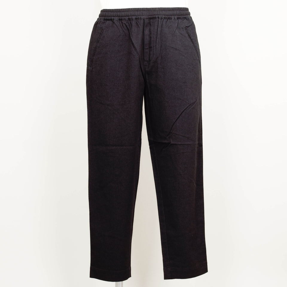 Folk Drawcord Assembly Pant - Black Twill