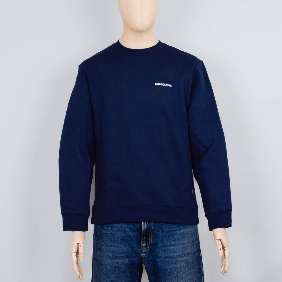Patagonia Fitz Roy Icon Uprisal Crew Sweatshirt - New Navy