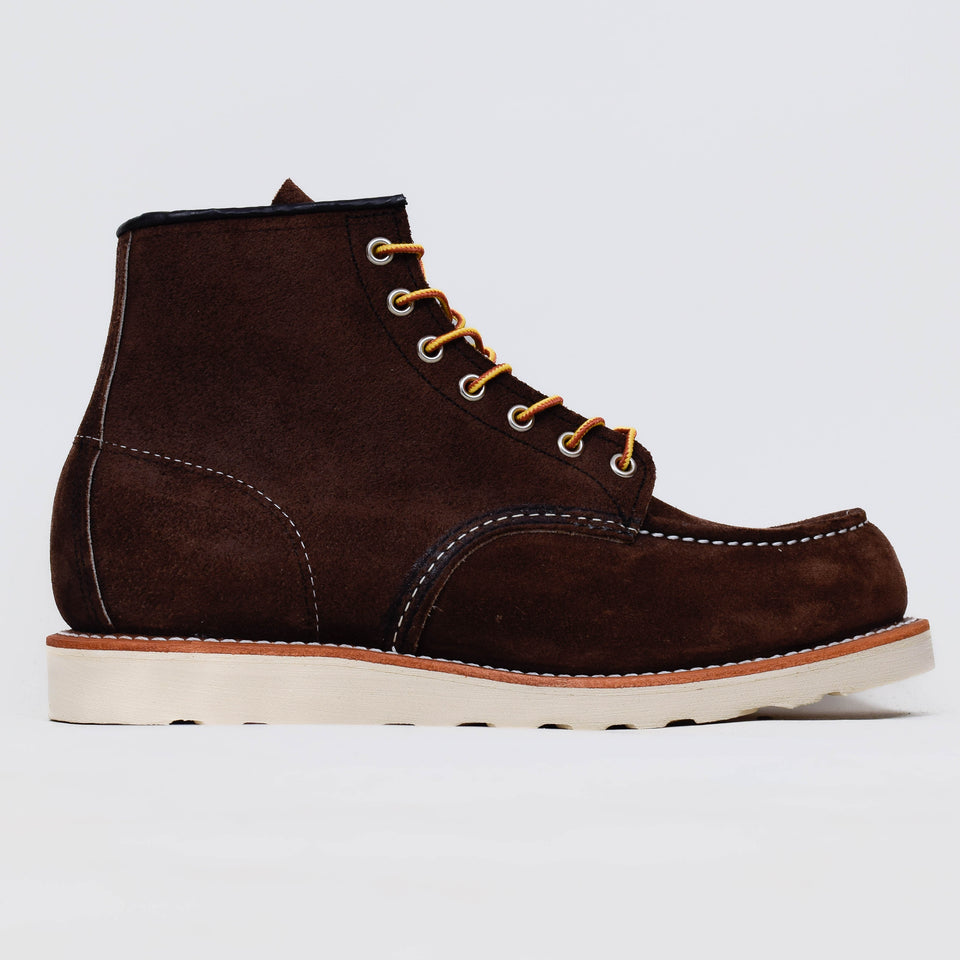Red Wing 6" Moc Toe - Chocolate Muleskinner Roughout