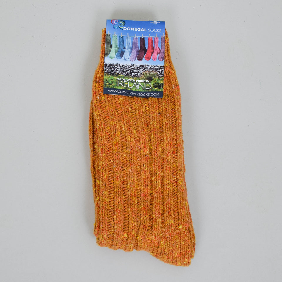 Donegal Wool Mix Sock - Gold