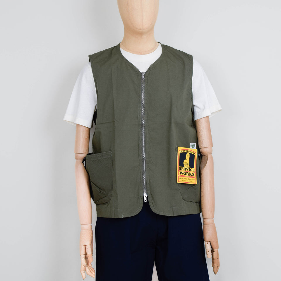 Service Works Gardener Vest - Olive