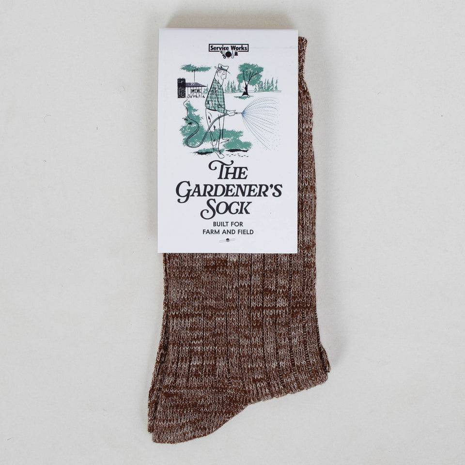 Service Works The Gardener's Sock - Brown