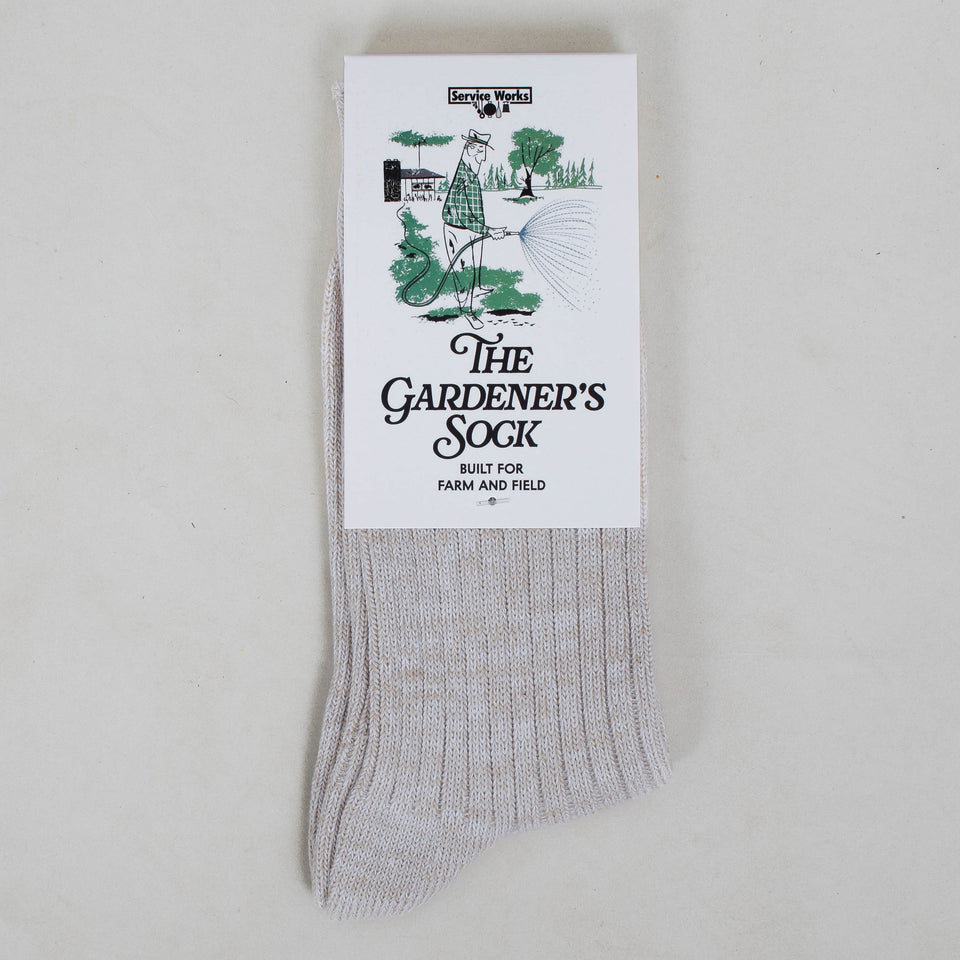 Service Works The Gardener's Sock - Off - White