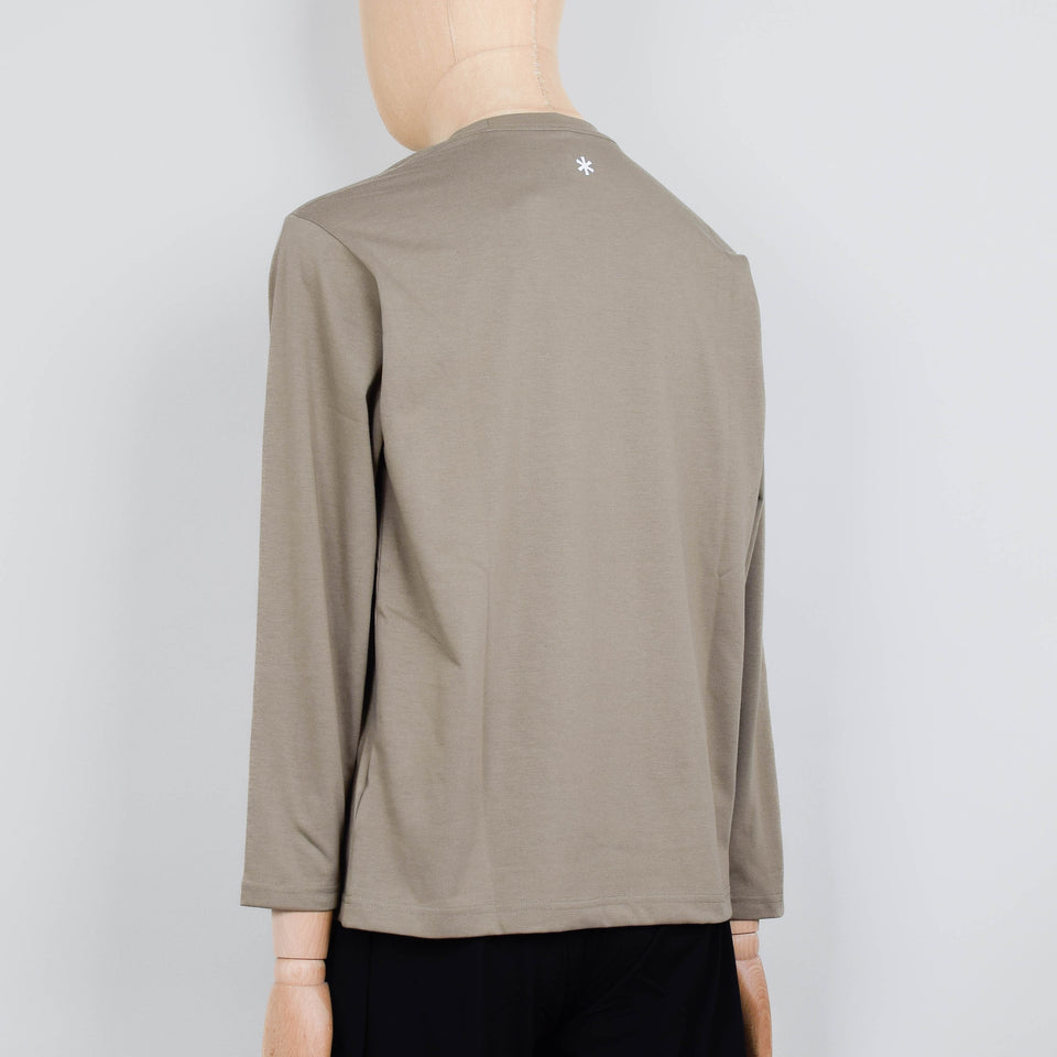 Snow Peak Standard Logo L/S T-Shirt - Olive