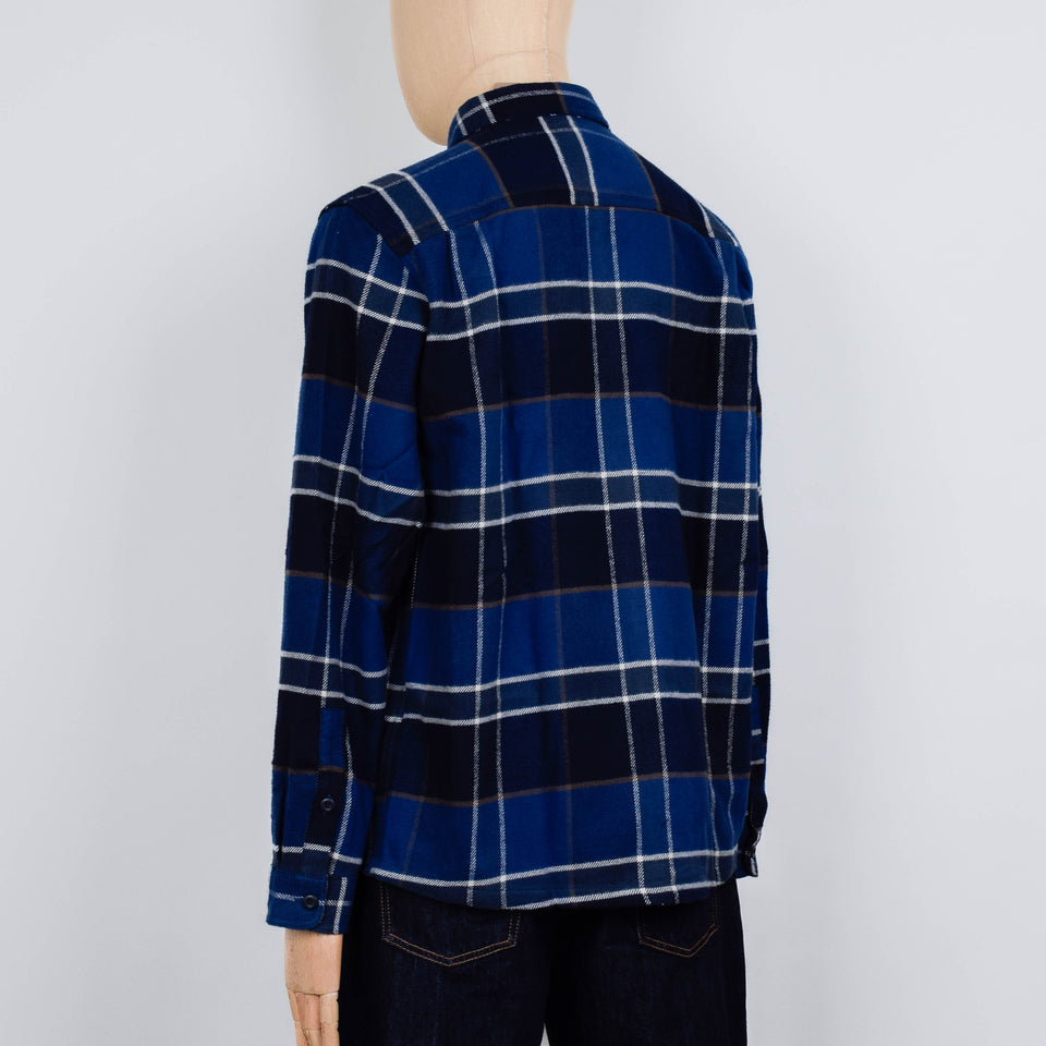 Patagonia M's L/S LW Fjord Flannel Shirt - Cycles: Sunken Blue