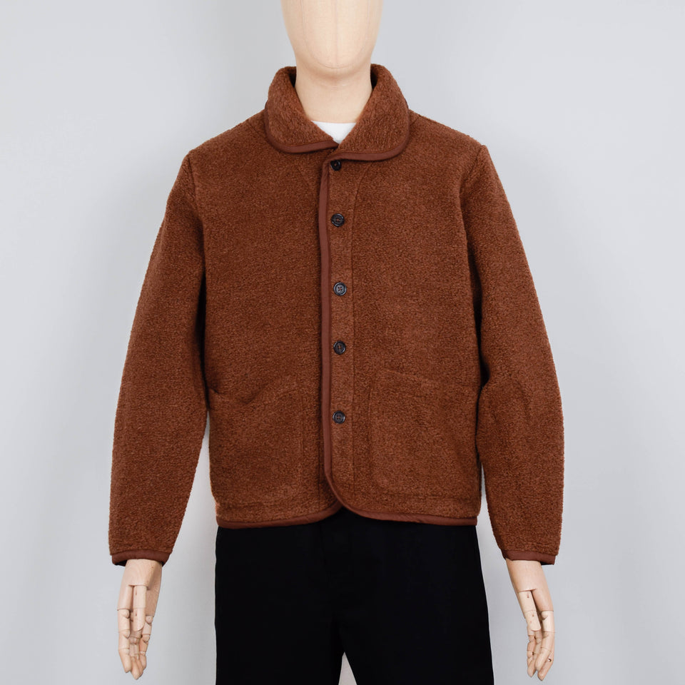 Universal Works Lancaster Jacket Alvar Fleece - Cumin