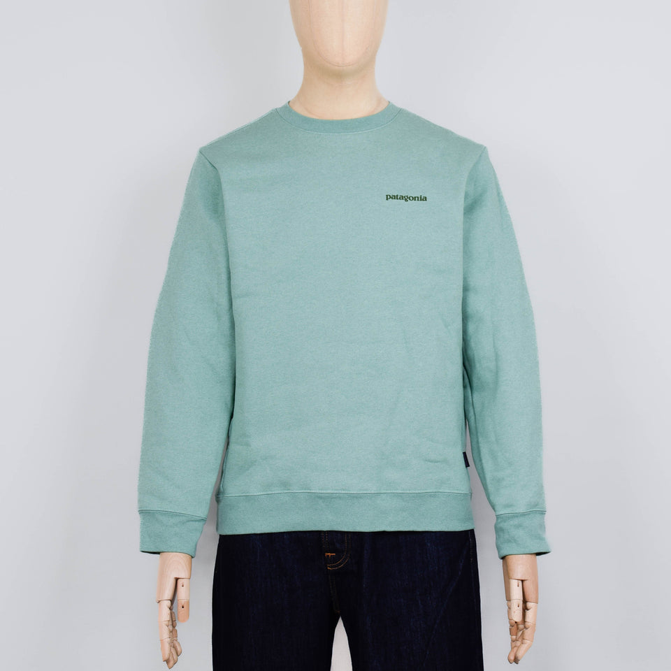 Patagonia Fitz Roy Icon Uprisal Crew Sweatshirt - Ellwood Green
