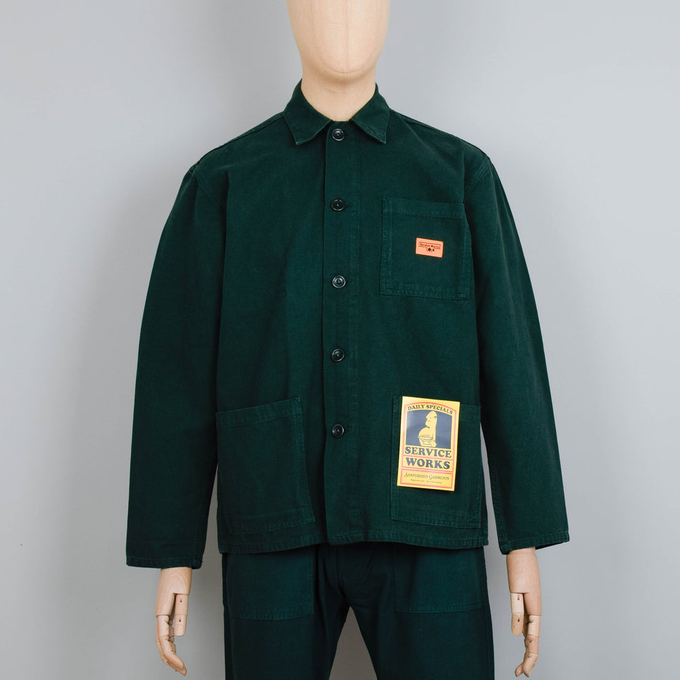 Service Works Canvas Coverall Jacket - Forest
