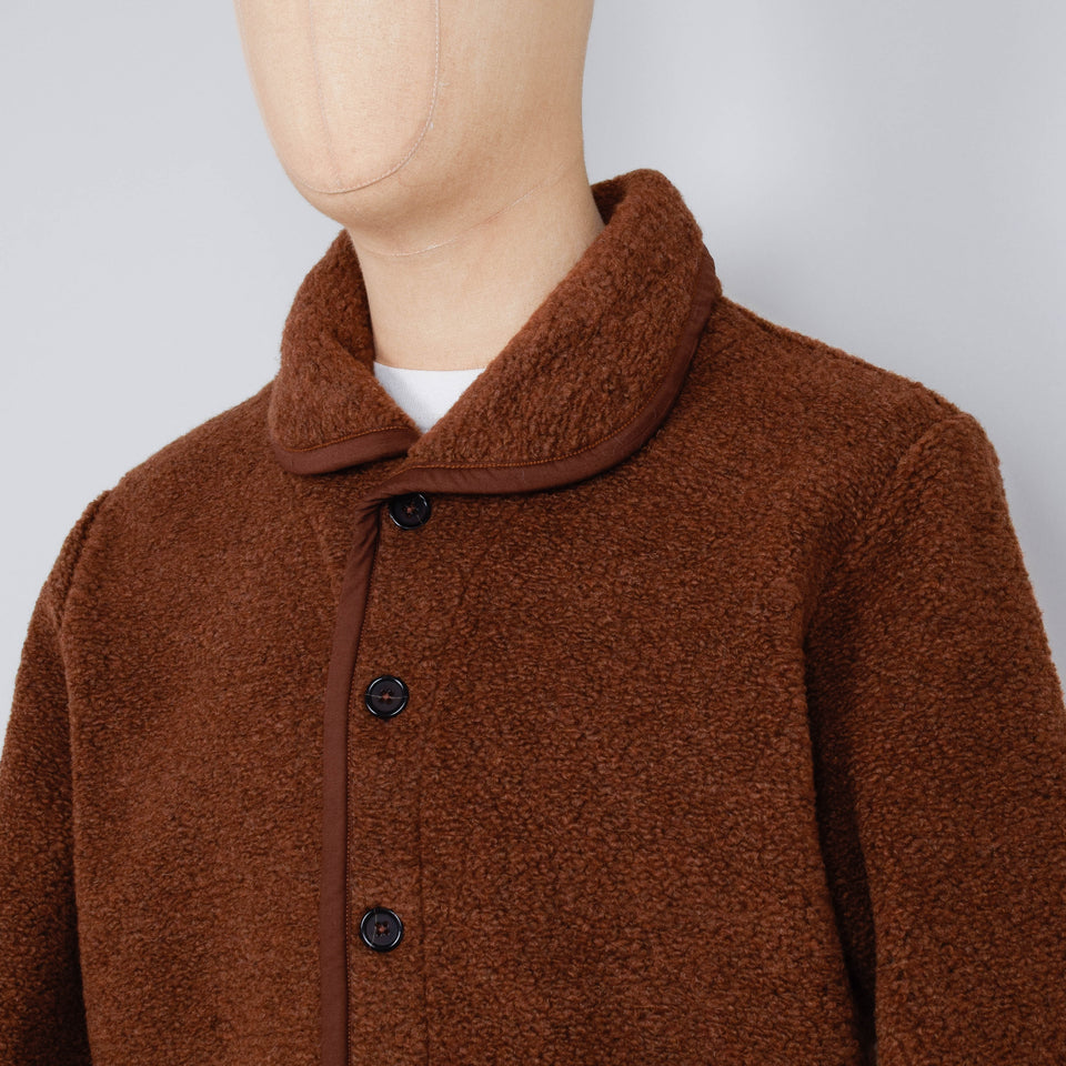 Universal Works Lancaster Jacket Alvar Fleece - Cumin