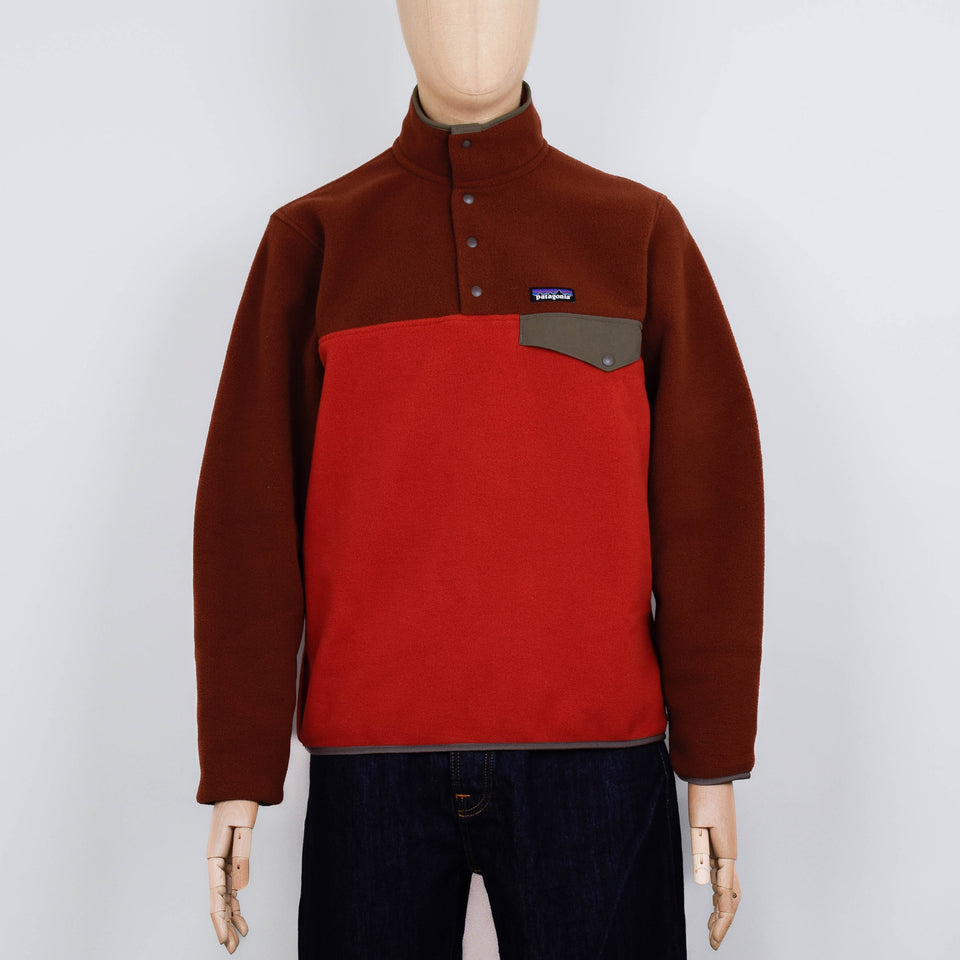 Patagonia LW Synch Snap-T Pullover - Amanita Red