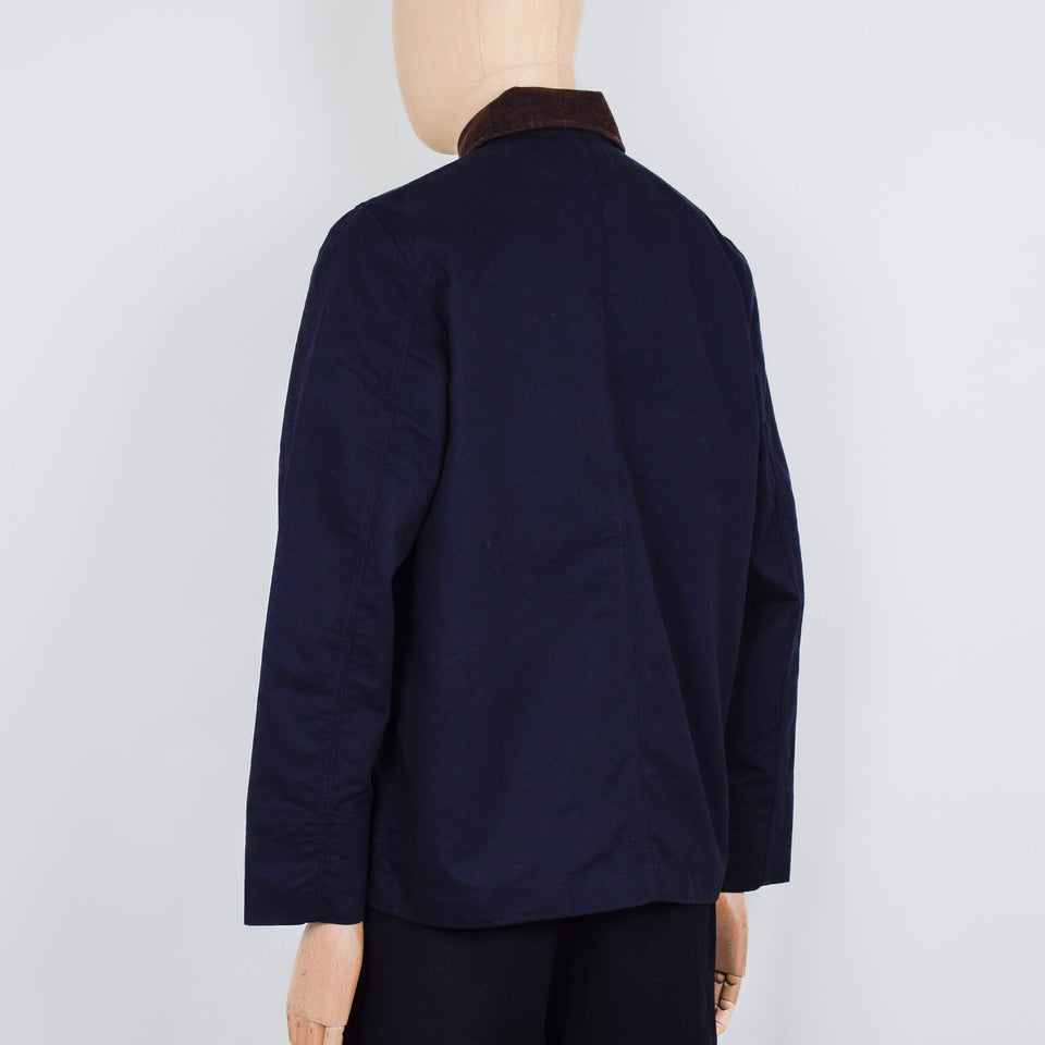 Universal Works Merchant Jacket Brushed Polytech - Navy