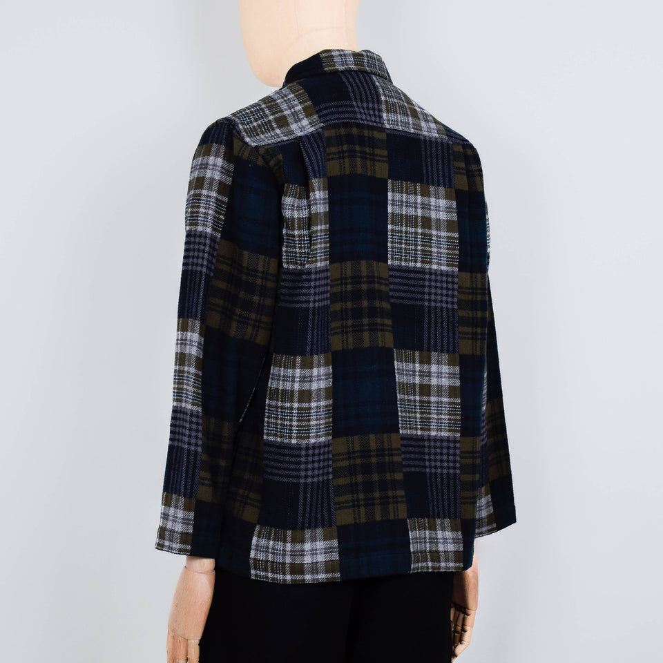 Universal Works Dockside Jacket Japanese Patchwork - Green