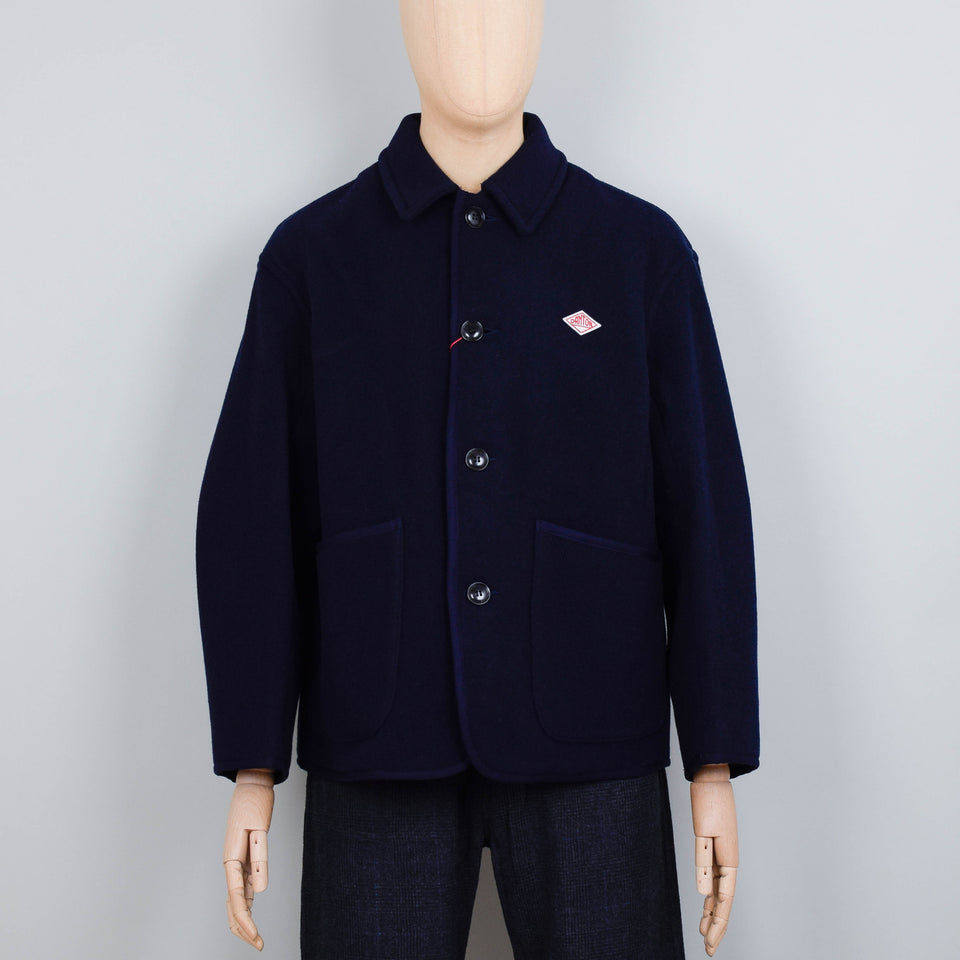 Danton Wool Coveralls Jacket - Navy