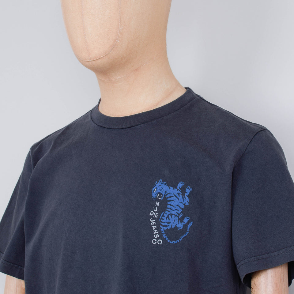 Nudie Jeans Roy Wrong Place T-Shirt - Antracite