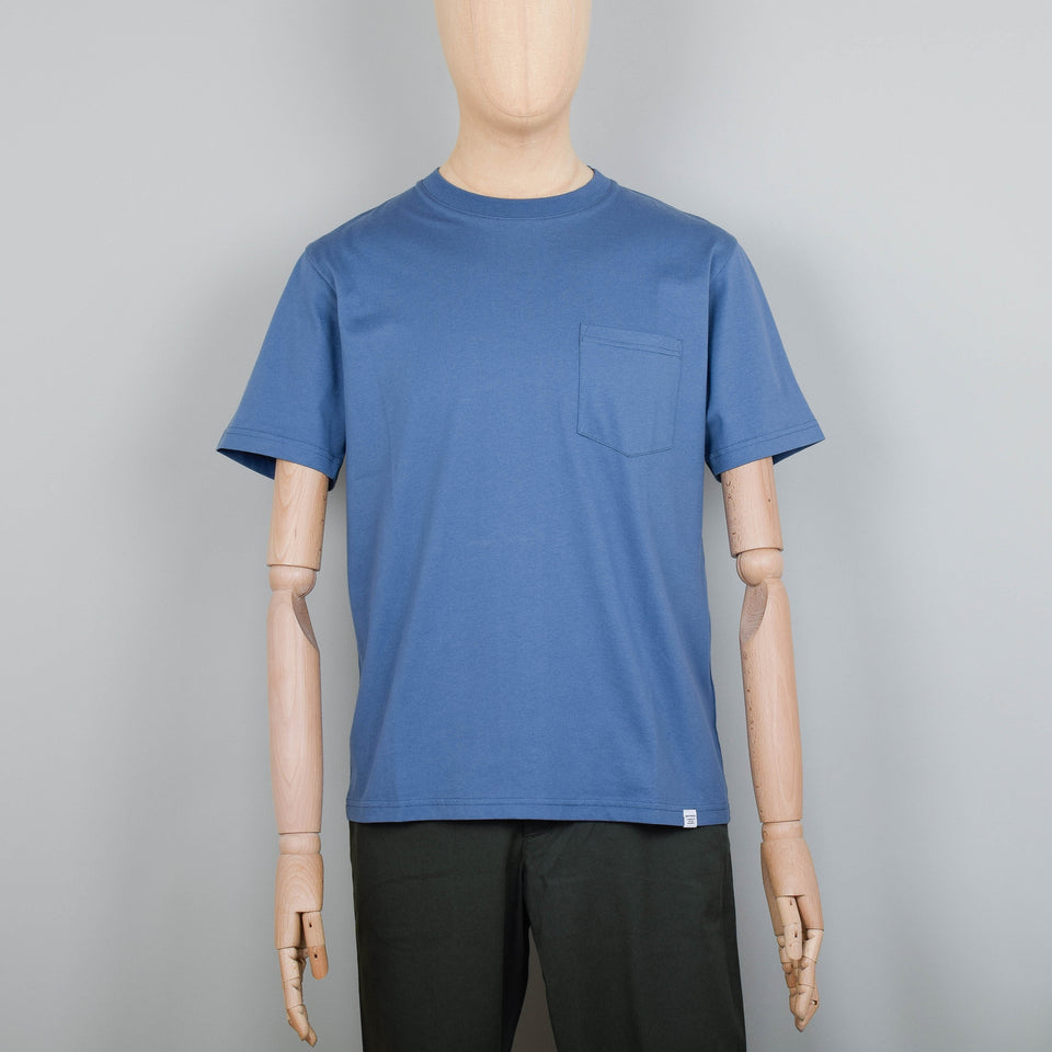 Norse Projects Johannes Pocket T-Shirt - Fog Blue