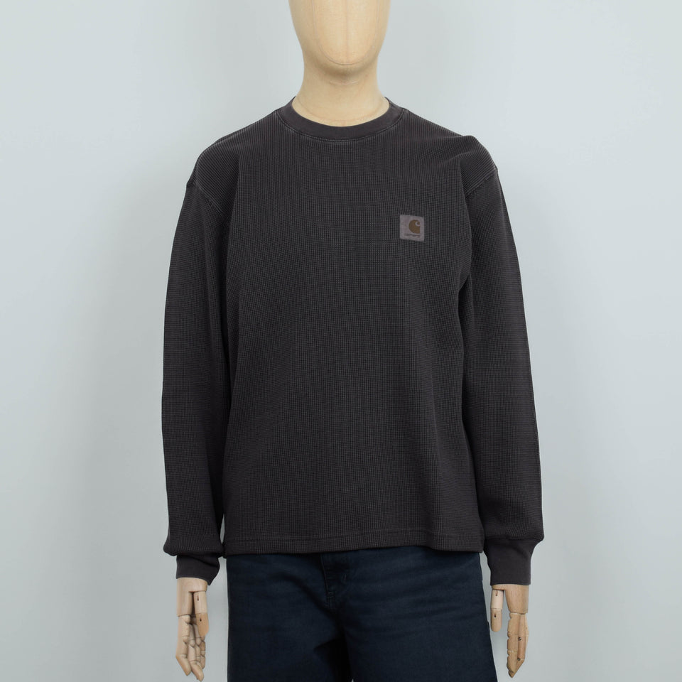Carhartt WIP L/S Vista Waffle T-Shirt - Tobacco