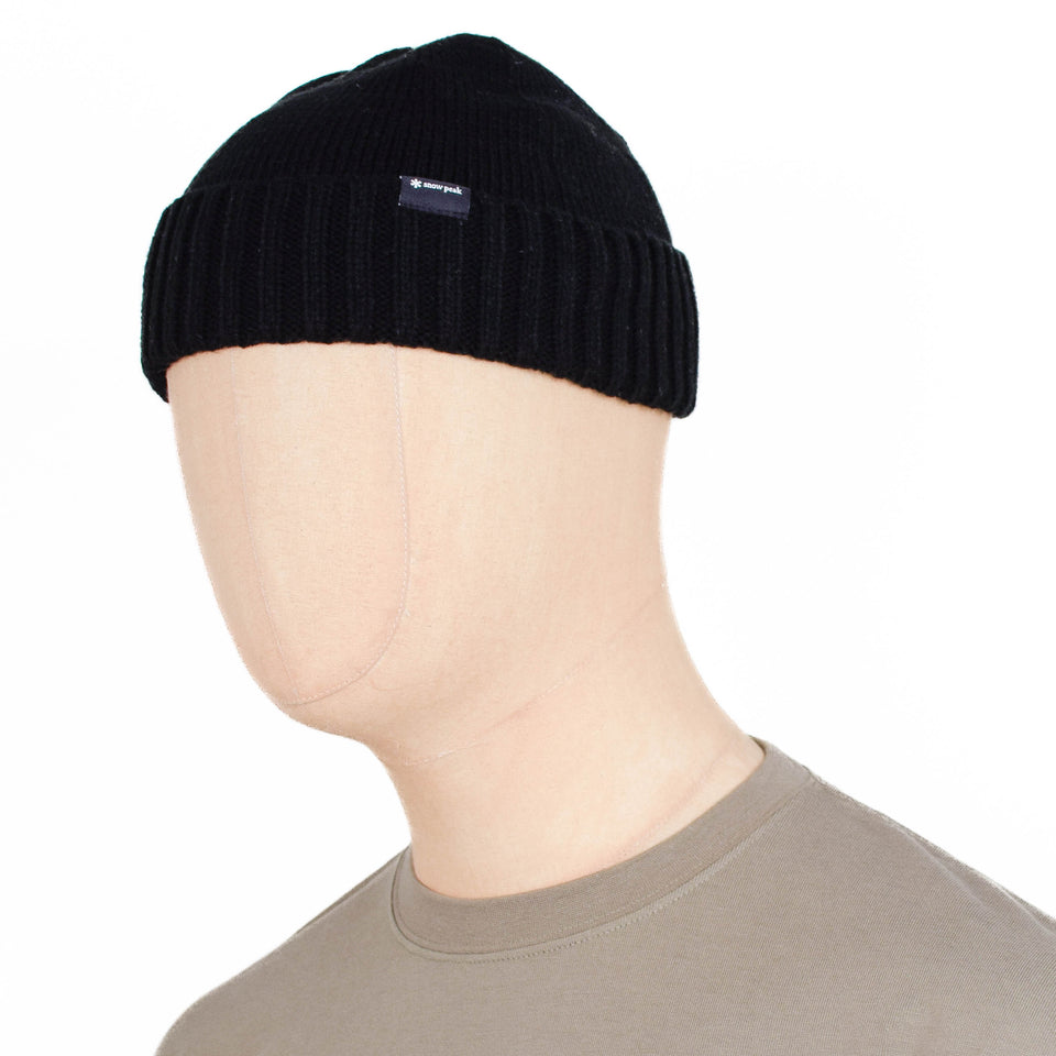 Snow Peak Standard Knit Cap - Black
