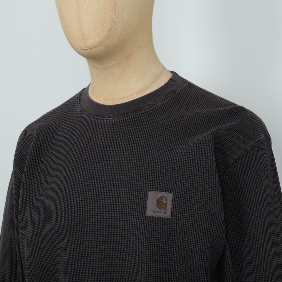 Carhartt WIP L/S Vista Waffle T-Shirt - Tobacco