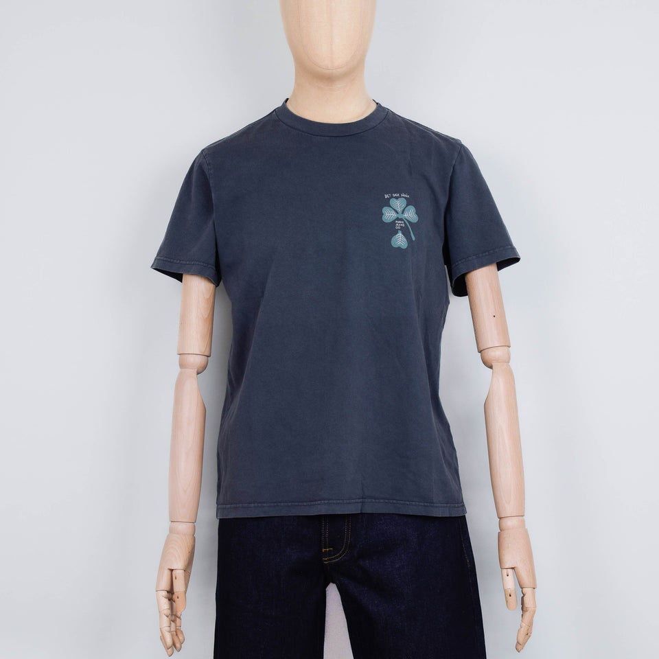 Nudie Jeans Roy Lost Leaf T-Shirt - Antracite