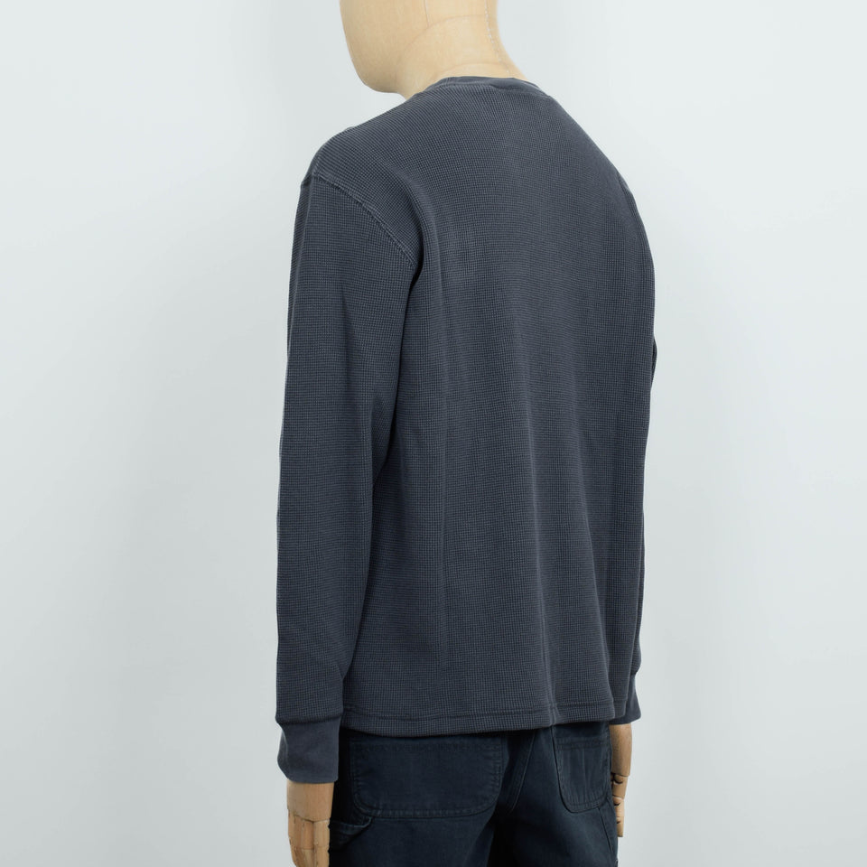 Carhartt WIP L/S Vista Waffle T-Shirt - Black