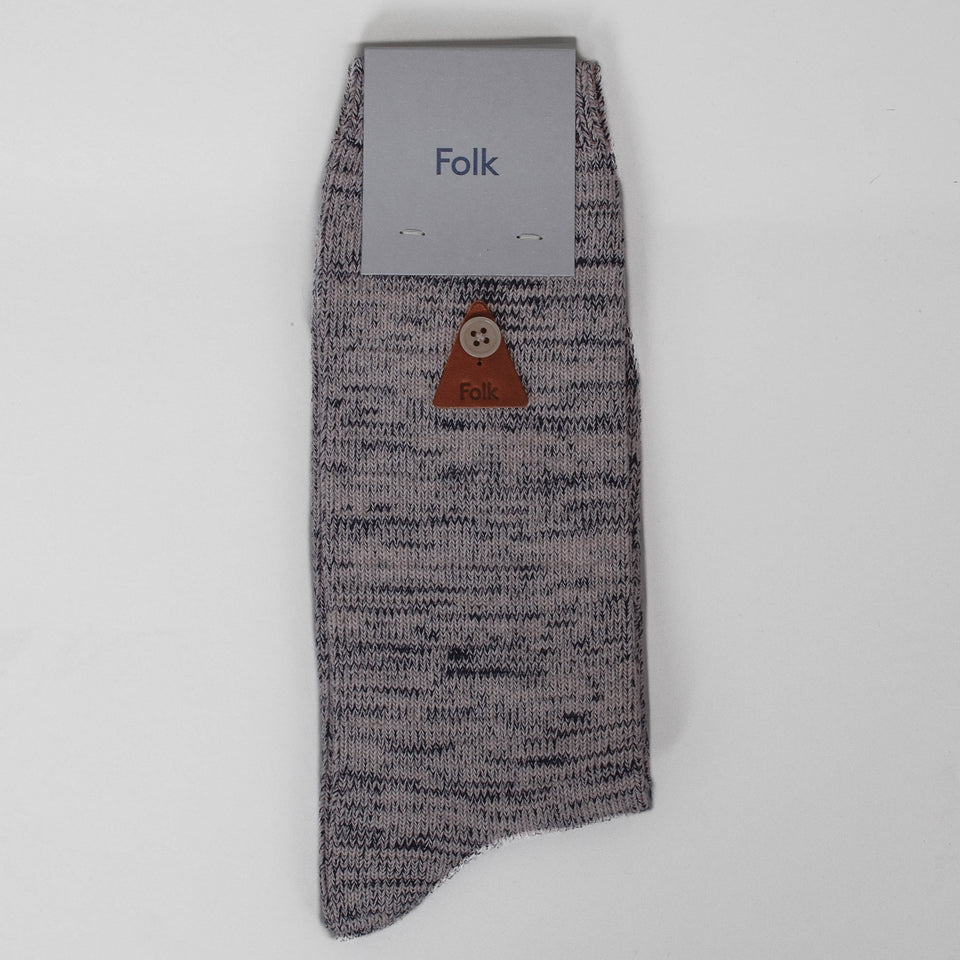 Folk Melange Socks - Sakura Mix