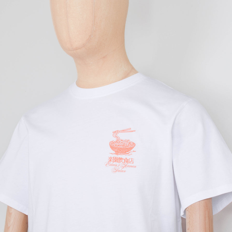 Edwin Ramen Palace Tee - White