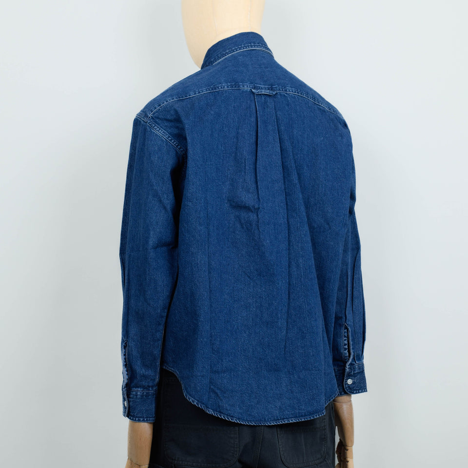 Carhartt WIP L/S Lucas Shirt - Blue Stone Washed