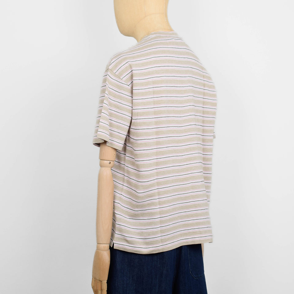 YMC Triple T-Shirt - Taupe Multi