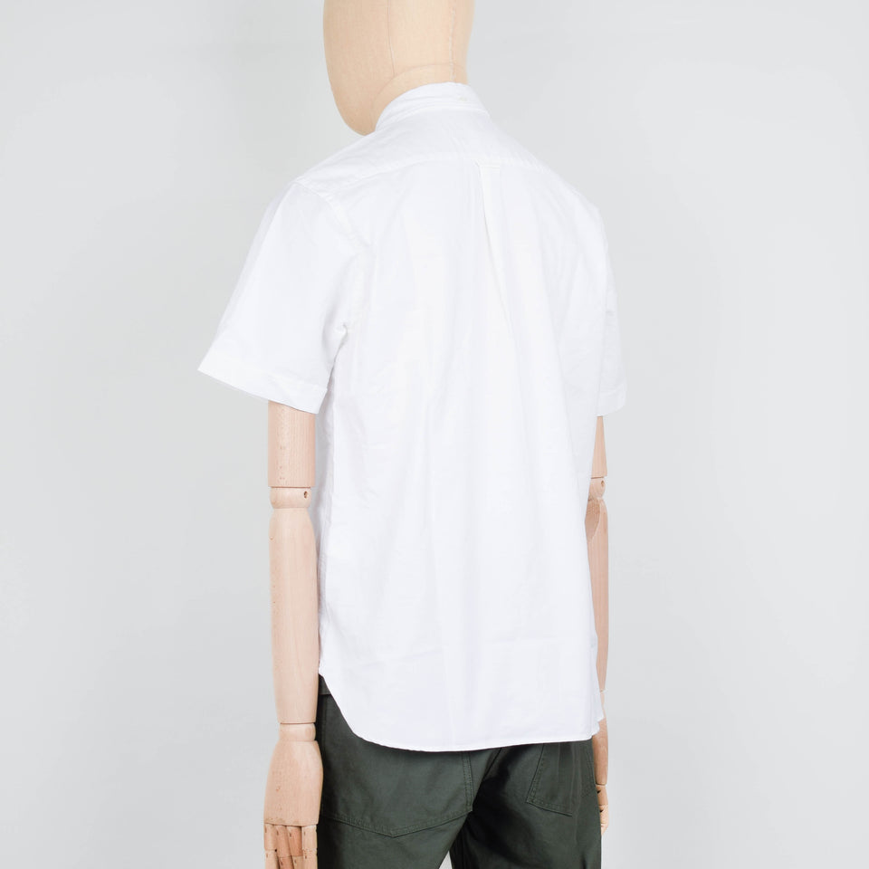 Beams Plus B.D. S/S Pullover Oxford - White