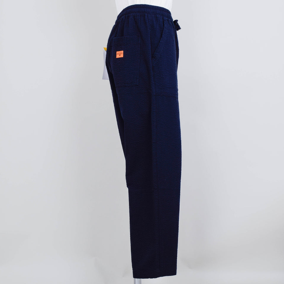 Service Works Seersucker Chef Pants - Dark Navy