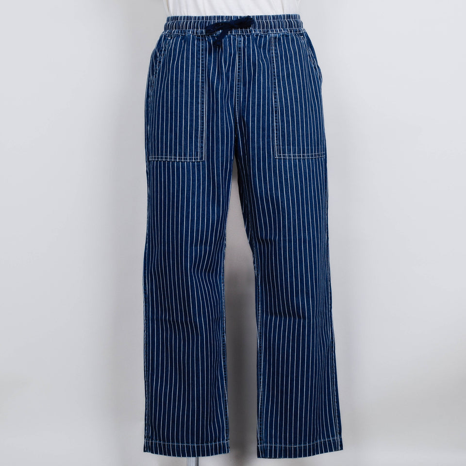 Service Works Pinstripe Denim Chef Pants - Indigo