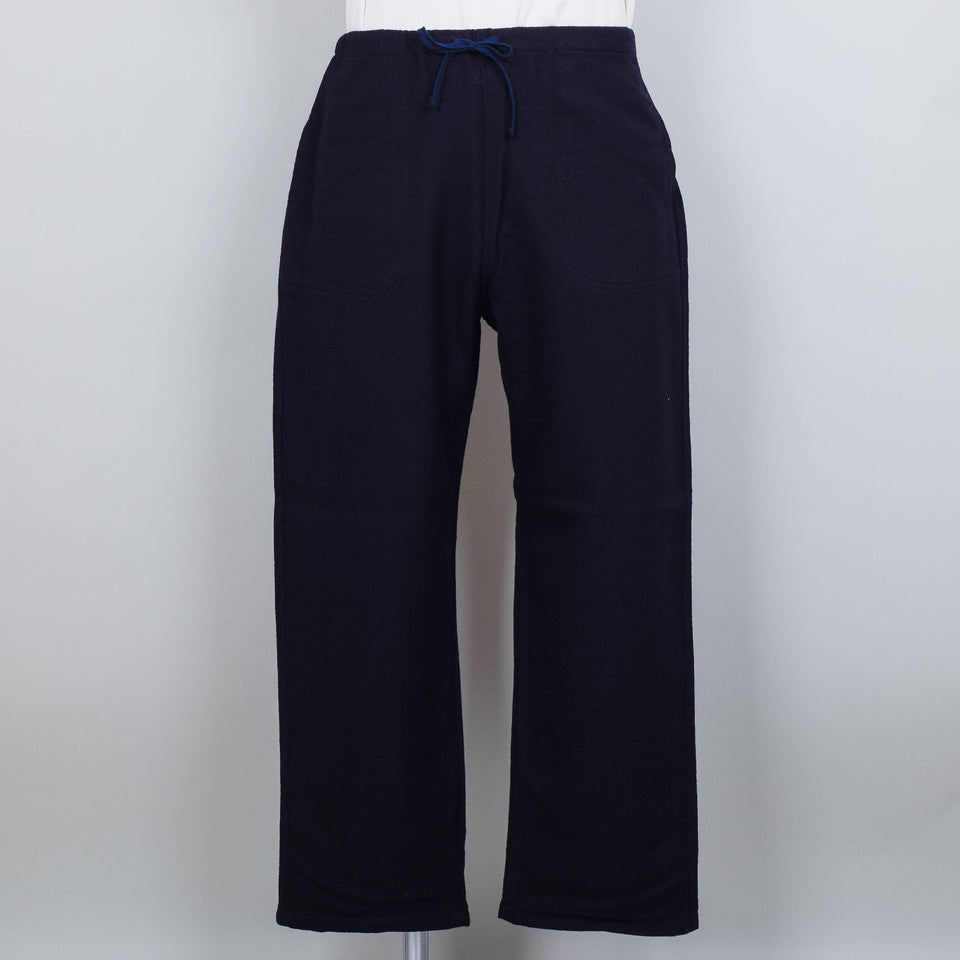 Danton Wool Easy Pants - Navy
