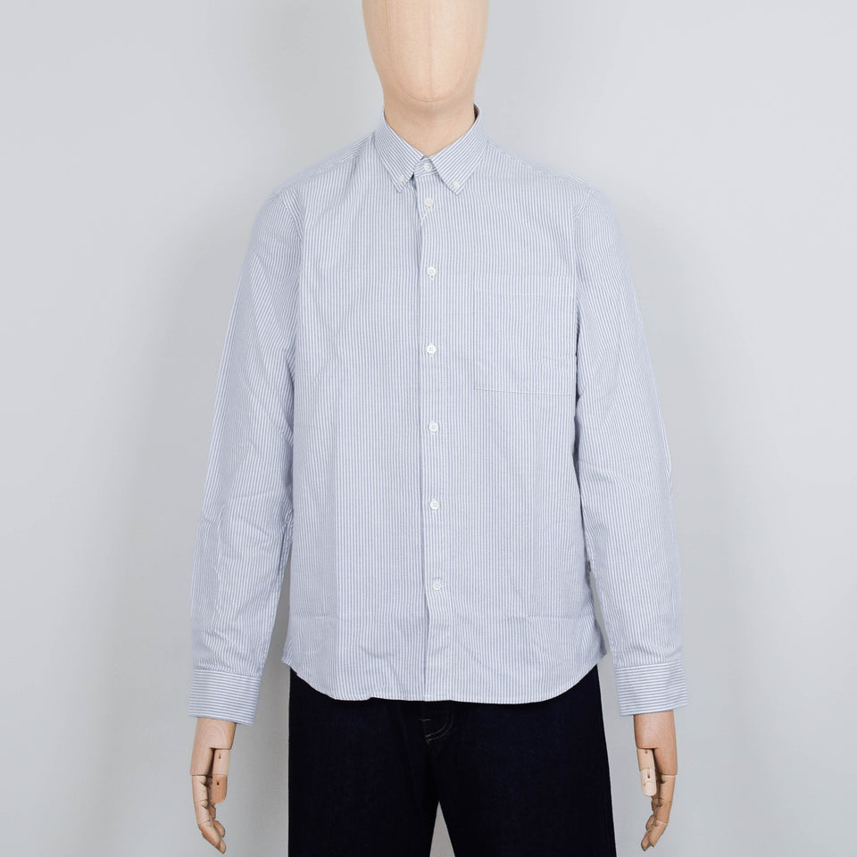 NN. 07 Arne BD Shirt - Blue Stripe