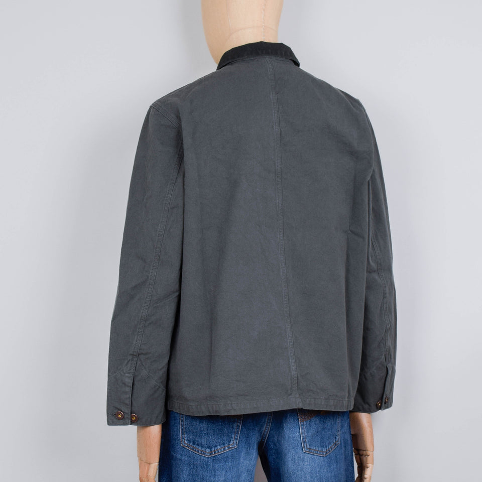 Nudie Jeans Howie Duck Canvas Chore Jacket - Green