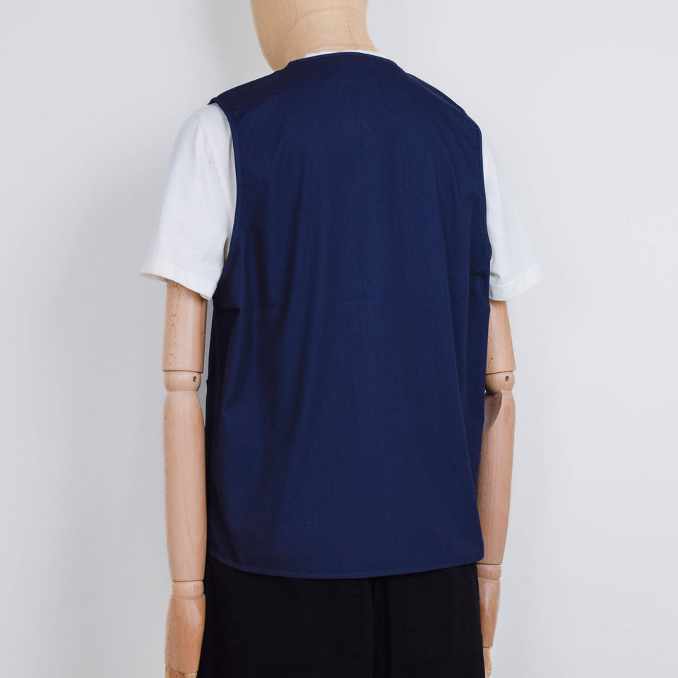 Universal Works City Waistcoat Recycled Polytech - Navy