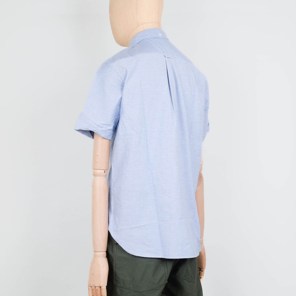 Beams Plus B.D. S/S Pullover Oxford - Sax
