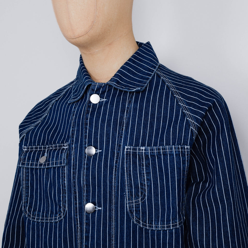 Service Works Pinstripe Denim Coverall 2.0 - Indigo