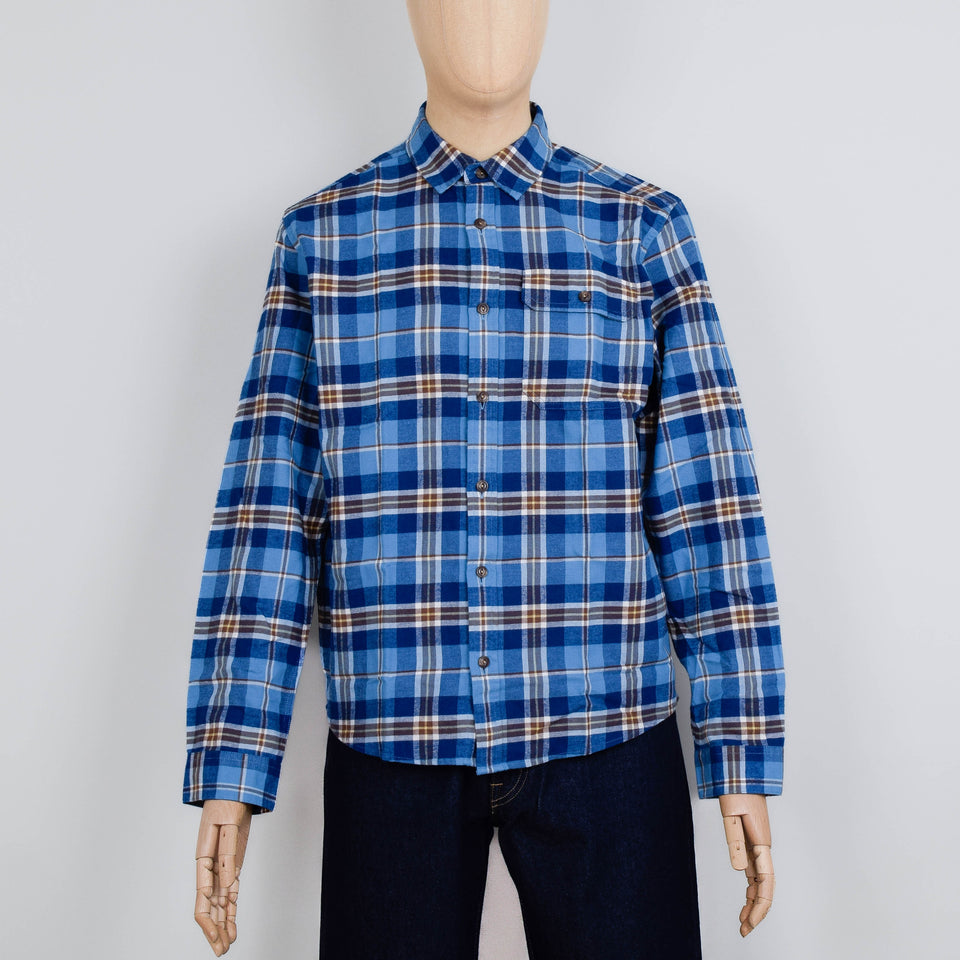 Patagonia M's L/S LW Fjord Flannel Shirt - Prime: Shore Blue