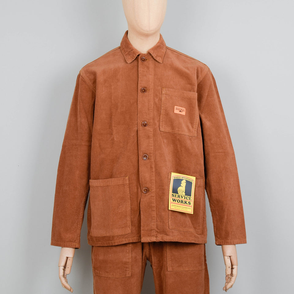 Service Works Corduroy Coverall Jacket - Pecan