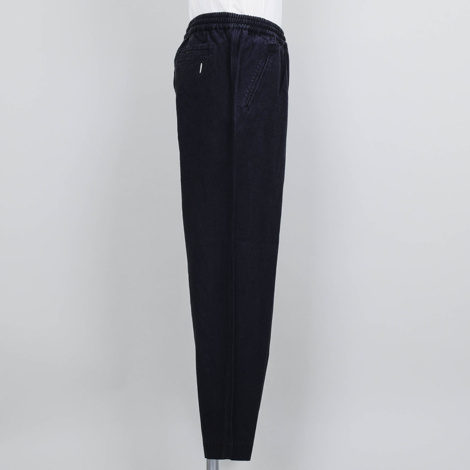 Folk Drawcord Assembly Pant - Soft Black Linear Texture