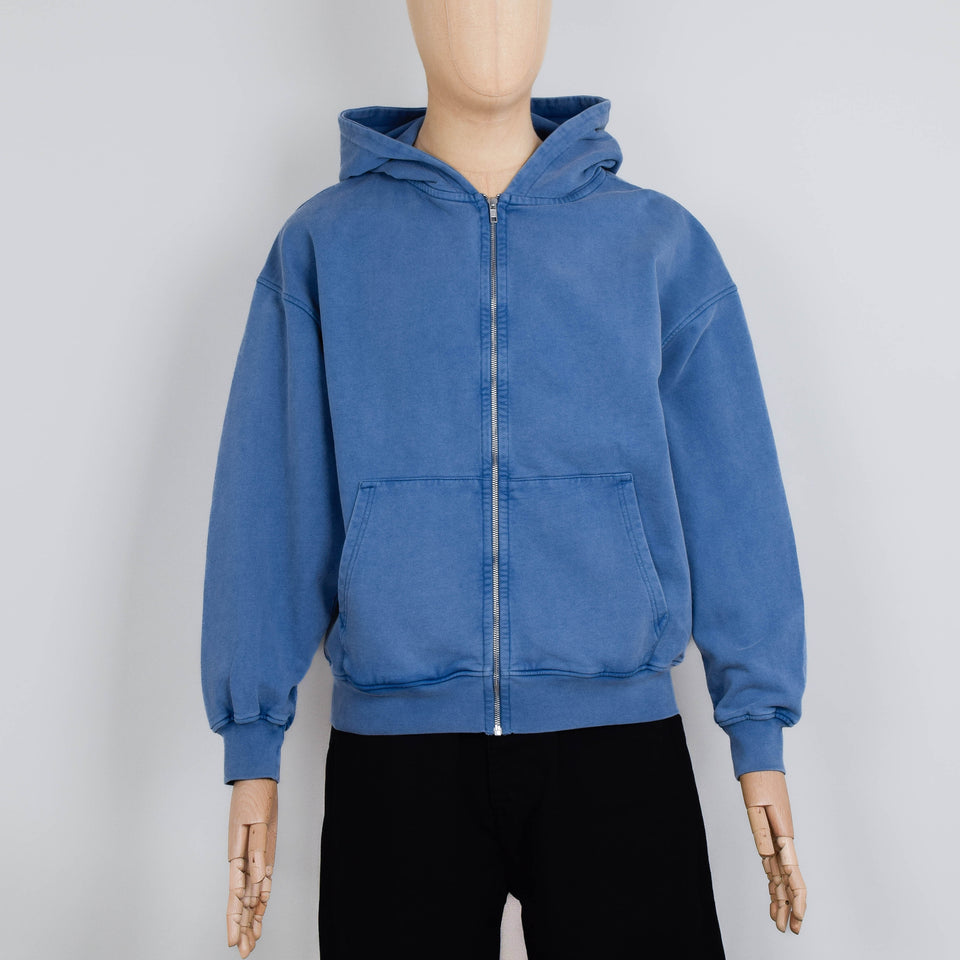 Colorful Standard Organic Oversized Zip Hood - Faded Indigo