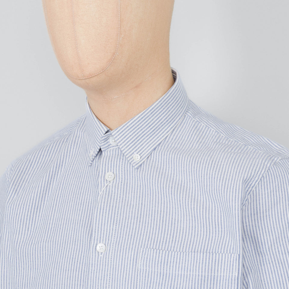 NN. 07 Arne BD Shirt - Blue Stripe